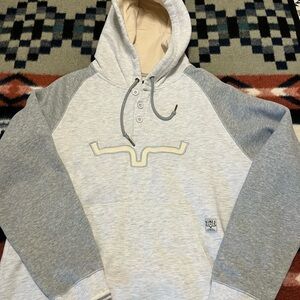Kimes Ranch Gray Sweatshirt Soft Cotton Crew Neck